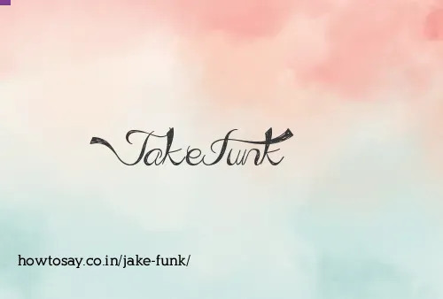 Jake Funk