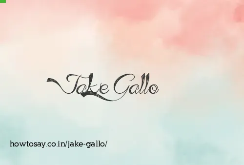 Jake Gallo