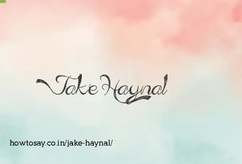 Jake Haynal