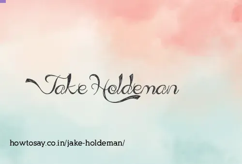 Jake Holdeman