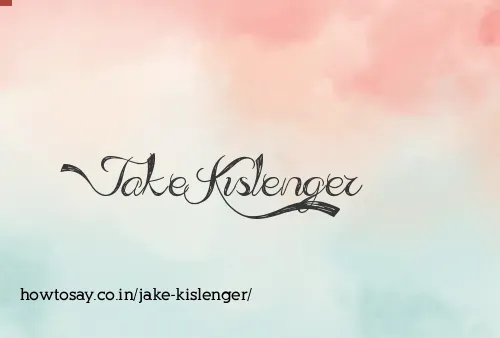 Jake Kislenger