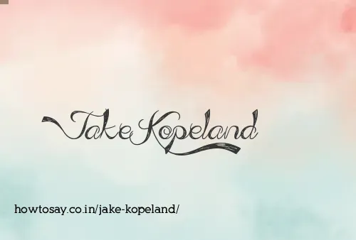Jake Kopeland