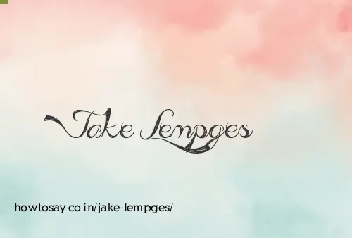 Jake Lempges