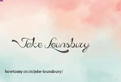 Jake Lounsbury