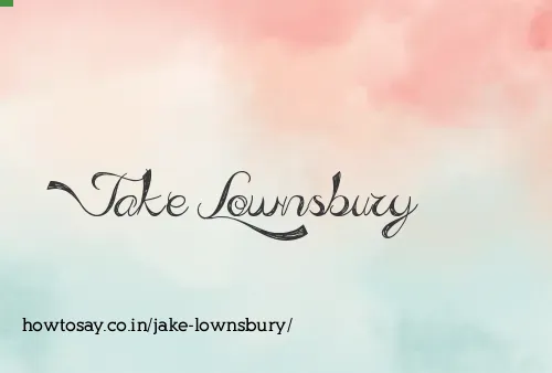 Jake Lownsbury