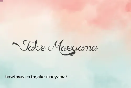 Jake Maeyama