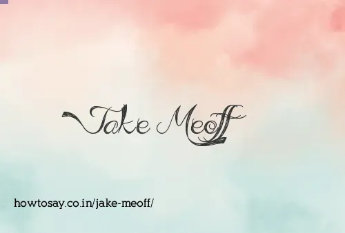 Jake Meoff