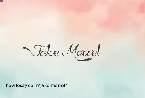 Jake Morrel