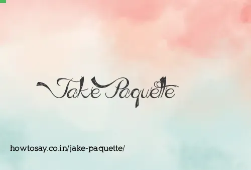 Jake Paquette