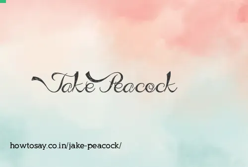 Jake Peacock
