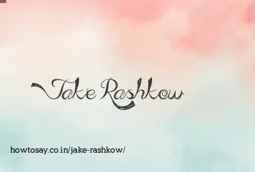 Jake Rashkow