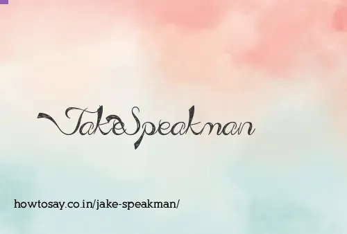 Jake Speakman