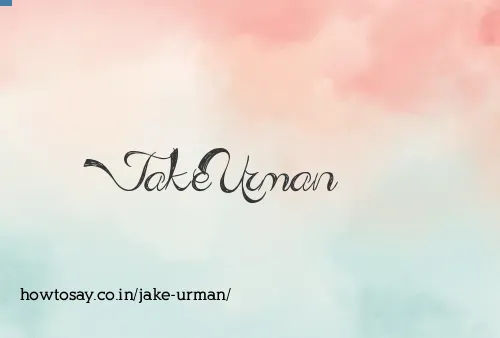 Jake Urman