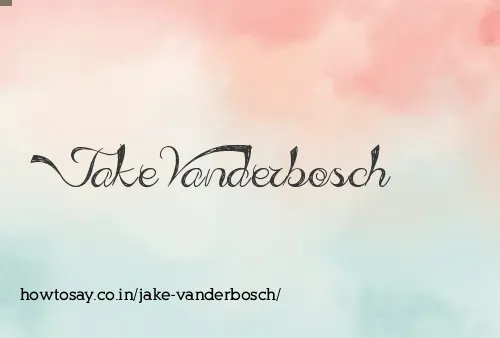 Jake Vanderbosch