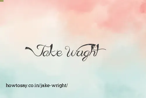 Jake Wright