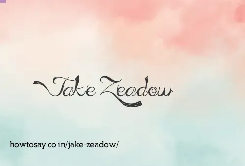 Jake Zeadow