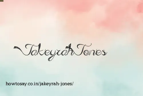 Jakeyrah Jones