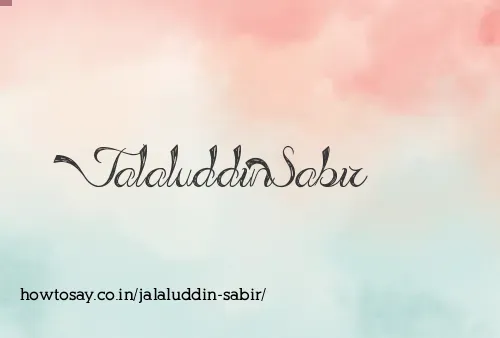 Jalaluddin Sabir