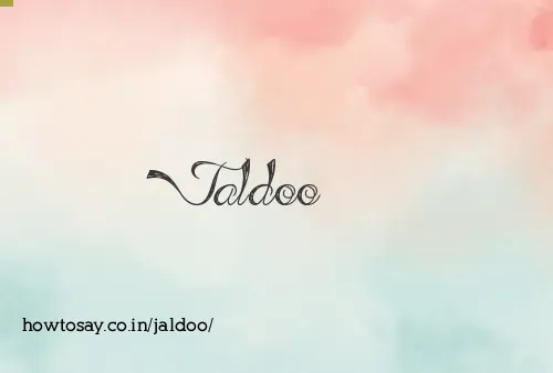 Jaldoo