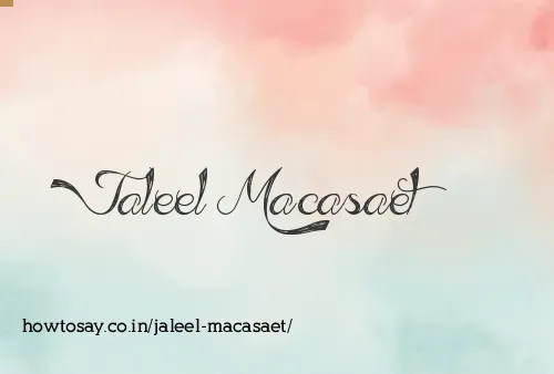 Jaleel Macasaet