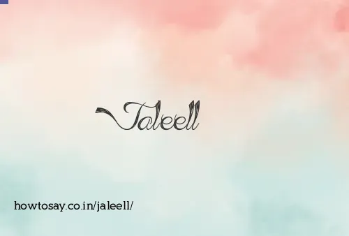 Jaleell