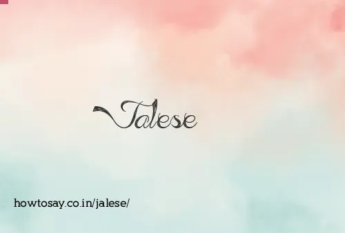 Jalese