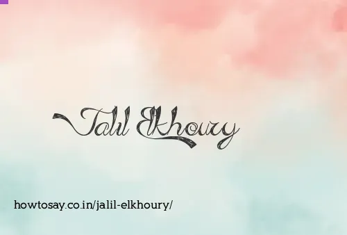 Jalil Elkhoury