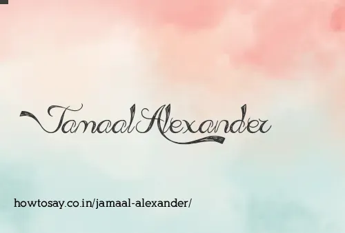 Jamaal Alexander