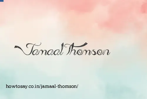 Jamaal Thomson