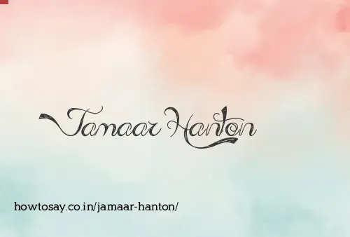 Jamaar Hanton