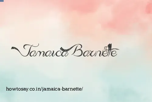 Jamaica Barnette