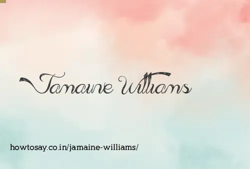 Jamaine Williams