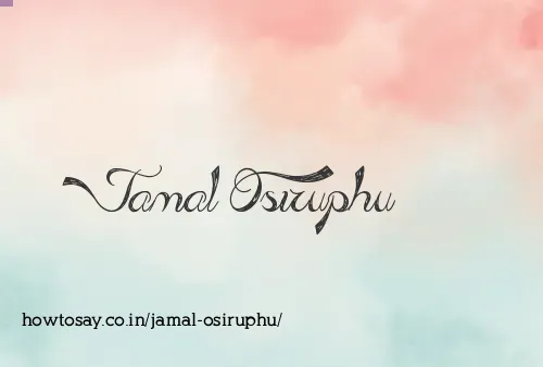 Jamal Osiruphu
