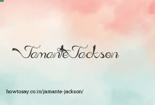 Jamante Jackson