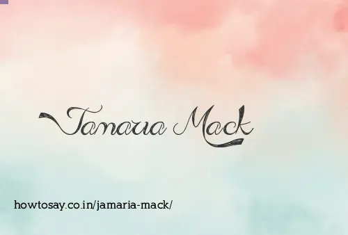 Jamaria Mack