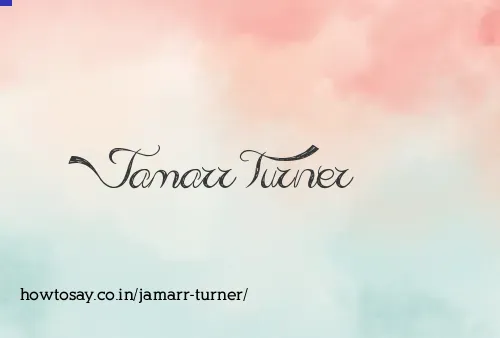 Jamarr Turner