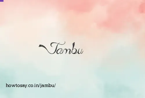 Jambu