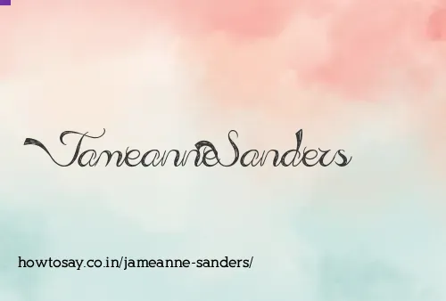 Jameanne Sanders