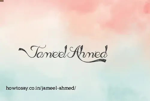Jameel Ahmed