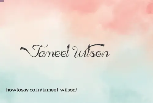 Jameel Wilson