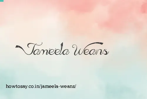Jameela Weans