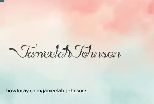 Jameelah Johnson