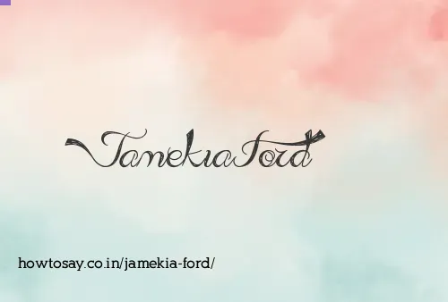 Jamekia Ford