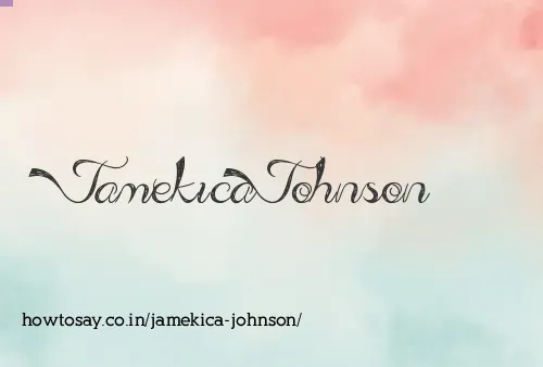 Jamekica Johnson