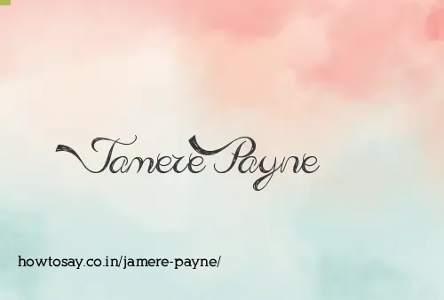 Jamere Payne