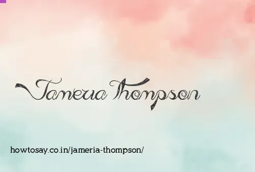 Jameria Thompson