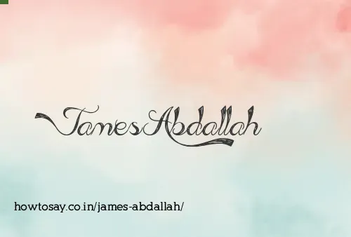 James Abdallah