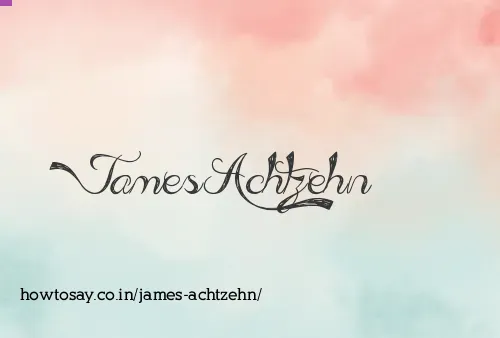 James Achtzehn
