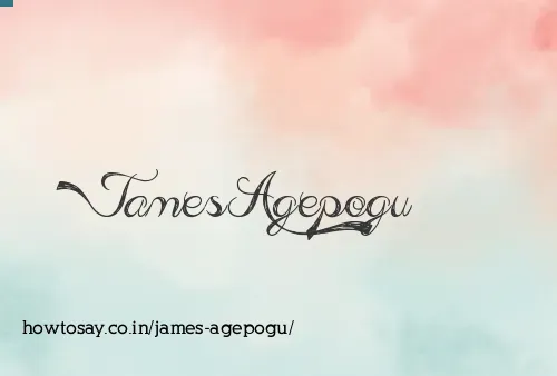 James Agepogu