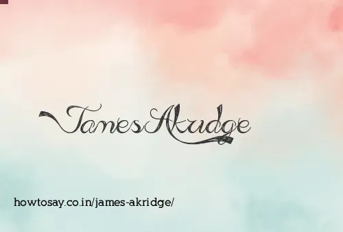 James Akridge